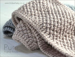 HOPE SIMPLE STRAIGHT TEXTURED ARAN SCARF