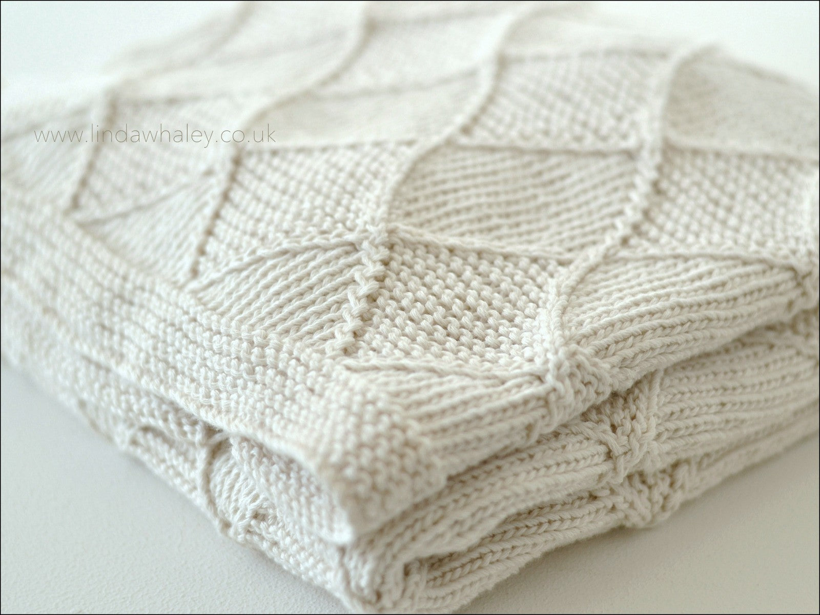 DIAMOND BABY BLANKET – Linda Whaley Knitting Pattern Collections