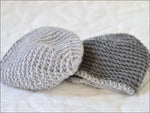 GRAY SIMPLE CROCHET BEANIE