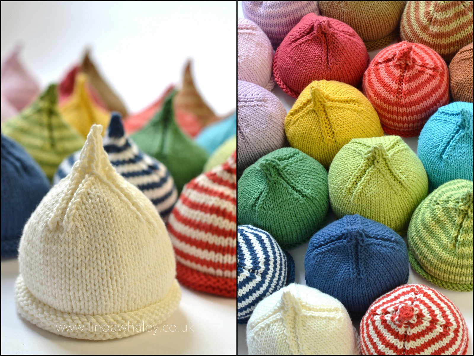 CLASSIC PIXIE BEANIE – Linda Whaley Knitting Pattern Collections