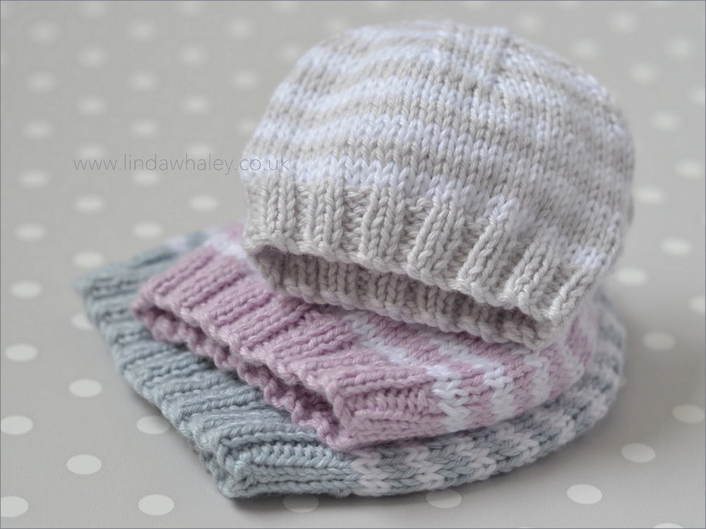 LITTLE ONE PREEMIE HAT – Linda Whaley Knitting Pattern Collections