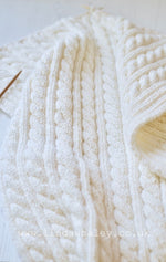 SIMPLE CABLED BLANKET EVE