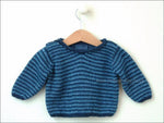 MULTI STRIPE V SWEATER