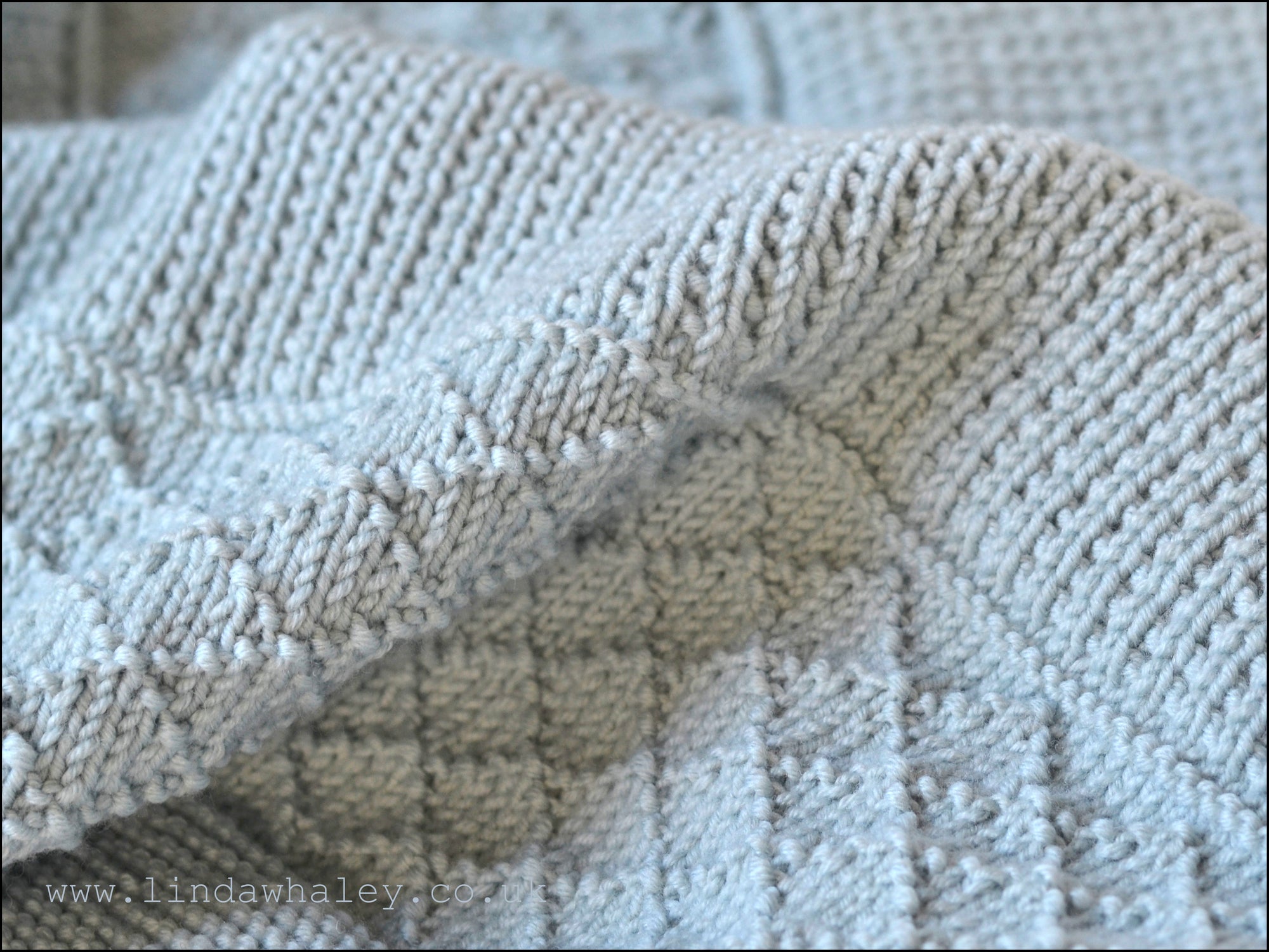 JASPER SIMPLE BLANKET – Linda Whaley Knitting Pattern Collections
