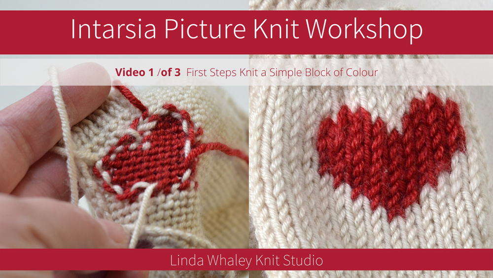 CHARTS FOR HOW TO KNIT INTARSIA PICTURE KNITS 1 & 2 VIDEOS