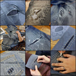 A SASHIKO VISIBLE DECORATIVE MENDING EVENING WITH PROSECCO