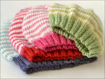 SIMPLE STRIPE RIB HAT