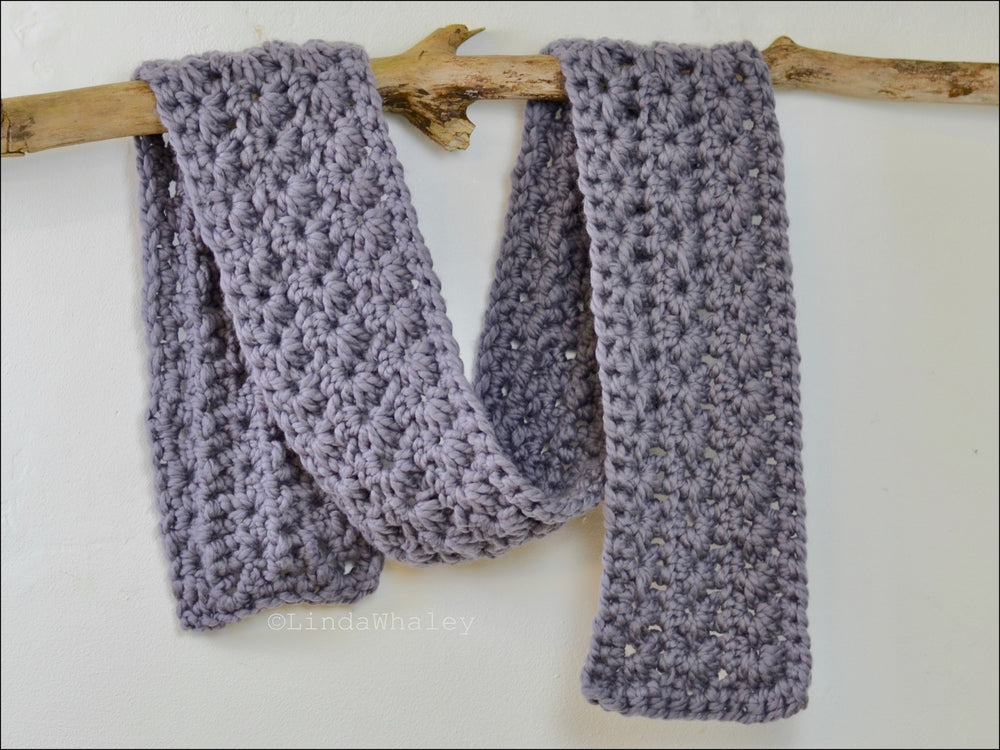 Super chunky yarn scarf pattern top