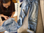 A SASHIKO VISIBLE DECORATIVE MENDING EVENING WITH PROSECCO