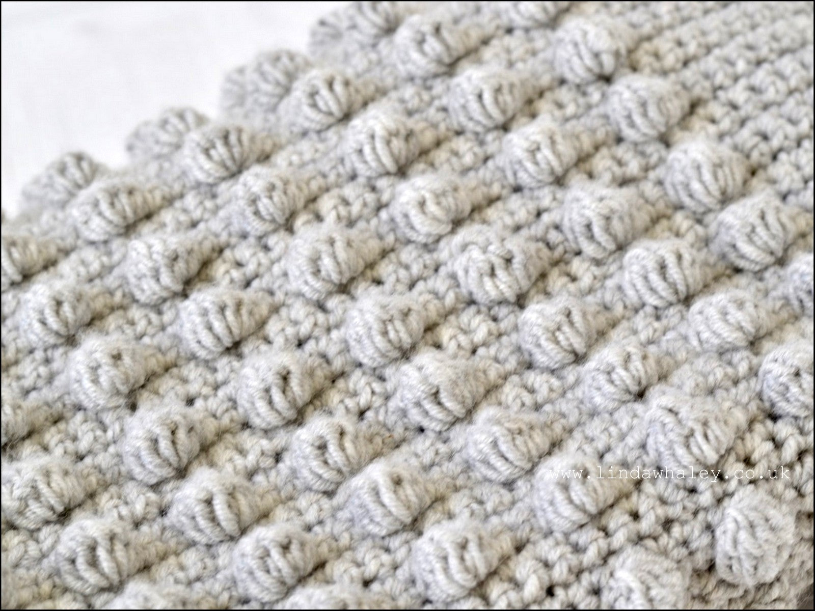 BIBI CROCHET BOBBLE BLANKET – Linda Whaley Knitting Pattern