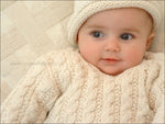 MINI CABLE SWEATER 0-4M/4-8M