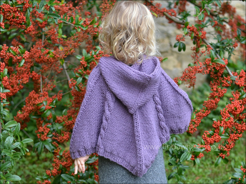 CABLED PONCHO