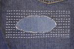 A SASHIKO VISIBLE DECORATIVE MENDING MORNING